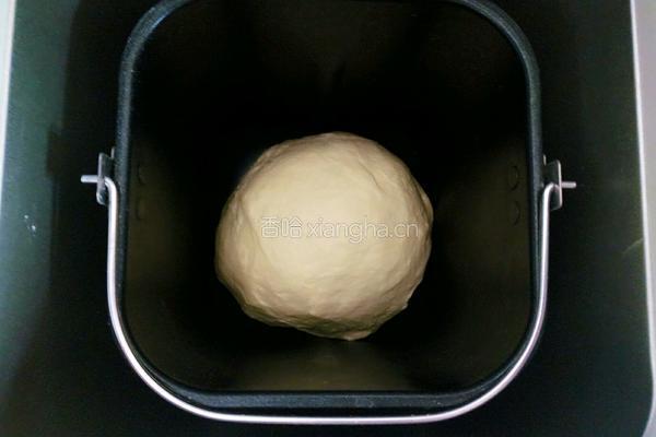 豆沙面包圈的做法图解3