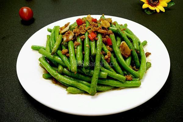长豆角炒肉末的做法图解10