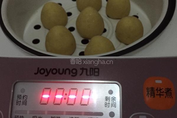 豆浆迷你窝头的做法图解8