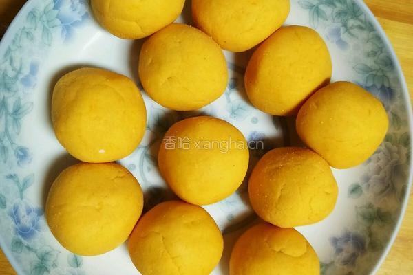空心芝麻南瓜饼的做法图解5
