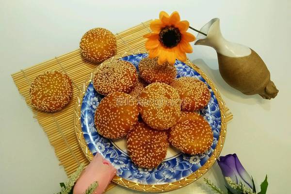 空心芝麻南瓜饼的做法图解11