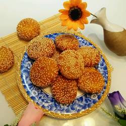 空心芝麻南瓜饼的做法[图]
