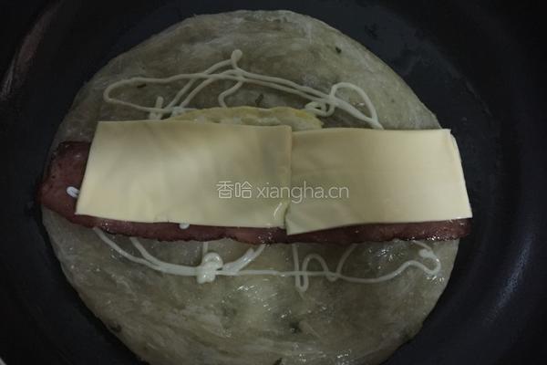 培根芝士手抓饼的做法图解11