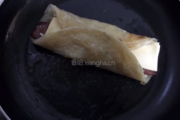 培根芝士手抓饼的做法图解12