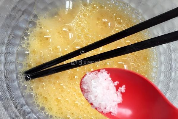 虾皮韭菜炒蛋的做法图解2