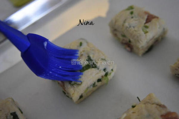 葱香培根司康的做法图解6