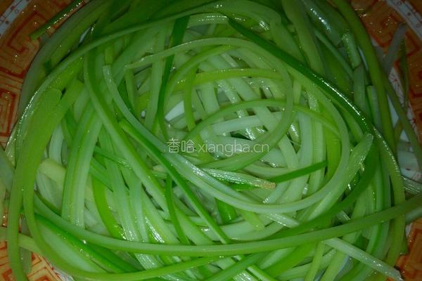 凉拌蒜苔的做法图解3