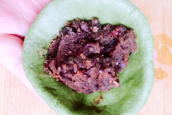 糯米红豆沙葵花饼的做法图解8