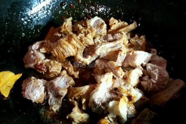 黄豆酱萝卜烧牛肉的做法图解6