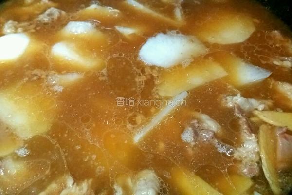 黄豆酱萝卜烧牛肉的做法图解10