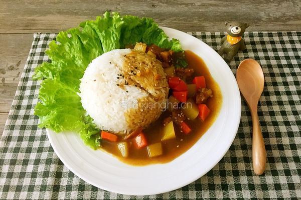 咖喱牛肉饭的做法图解13