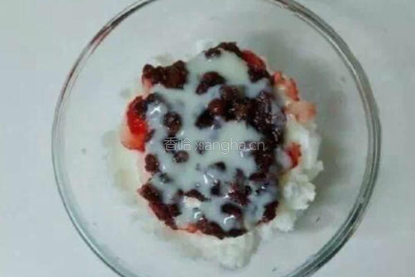 草莓冰沙的做法图解5