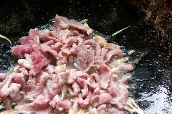 干笋炒肉丝的做法图解4