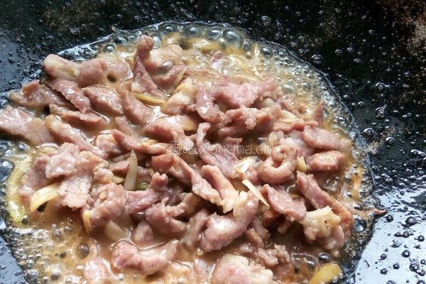 干笋炒肉丝的做法图解5