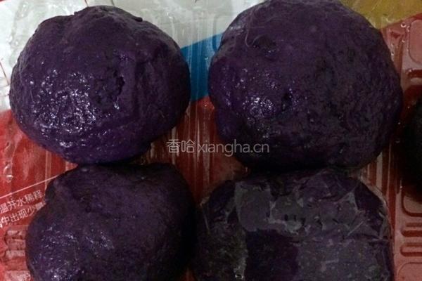 紫薯豆沙包的做法图解4
