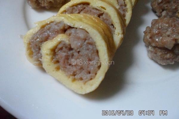 鸡蛋肉卷的做法图解14