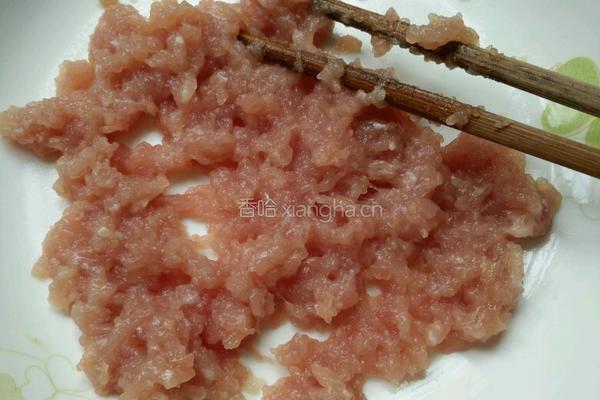 瓜花肉丸的做法图解2
