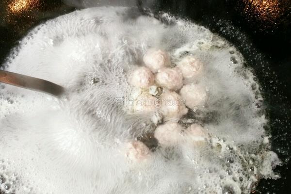 瓜花肉丸的做法图解3