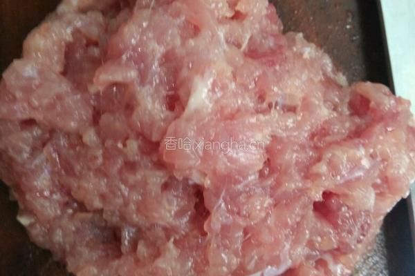 肉末丝瓜汤的做法图解2