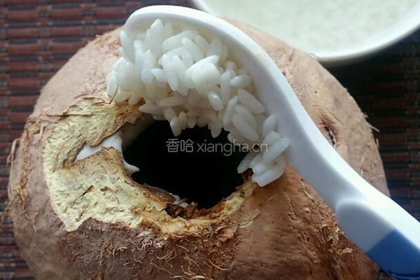 自制海南椰子饭的做法图解5