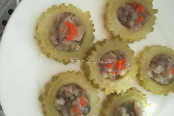 苦瓜酿肉的做法图解5