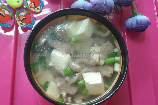 肉片豆腐汤的做法图解9