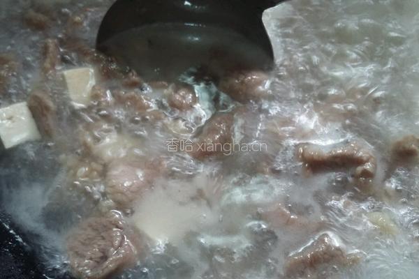肉片豆腐汤的做法图解7