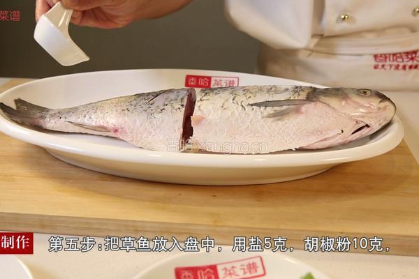 清蒸草鱼的做法图解4