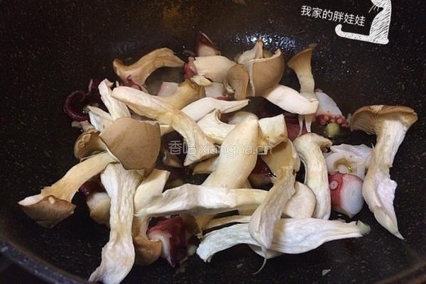 蒜香杏鲍菇章鱼的做法图解6