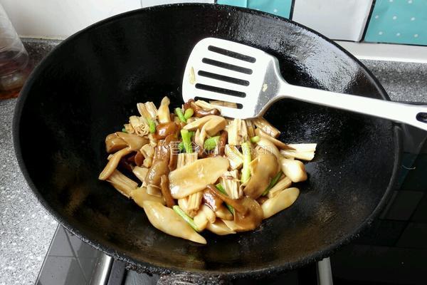 蚝油腐竹素食菌的做法图解8