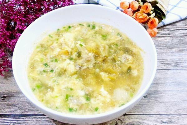 蛋花榨菜肉丝汤的做法图解10