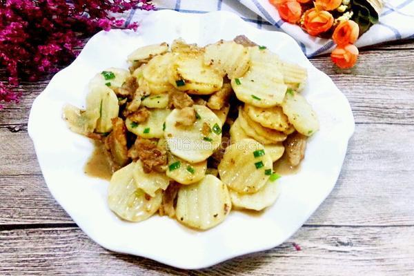 肉丝炒山药的做法图解8