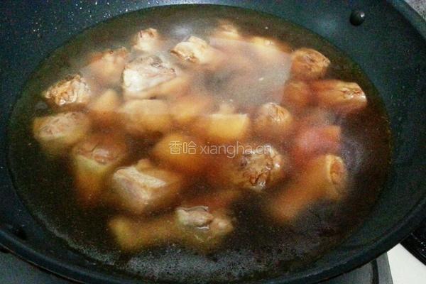 鸭腿绿豆面的做法图解6