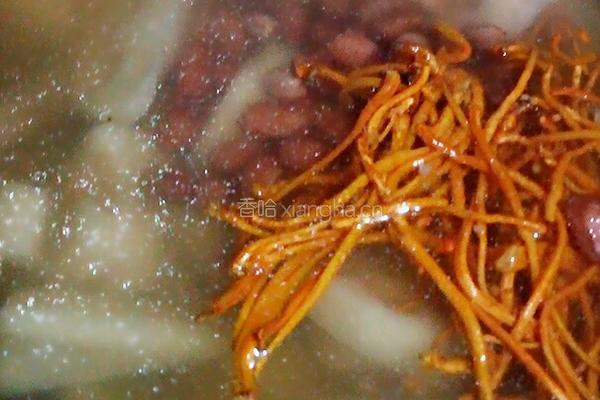 虫草花莲藕排骨汤的做法图解5