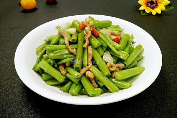 空心菜炒肉的做法图解10