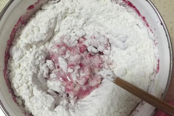 玫瑰米糕的做法图解3