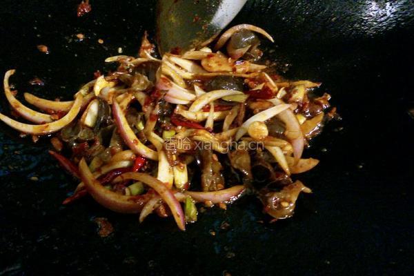 香辣爆炒腰花的做法图解11