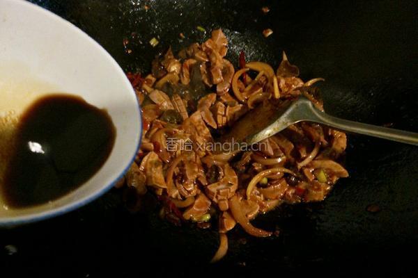 香辣爆炒腰花的做法图解13