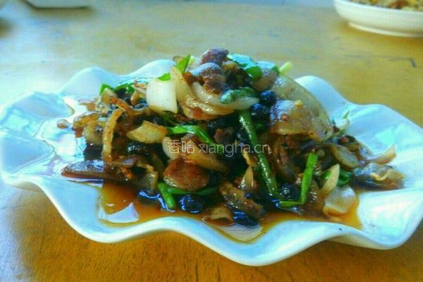 风味豆豉回锅肉的做法图解13