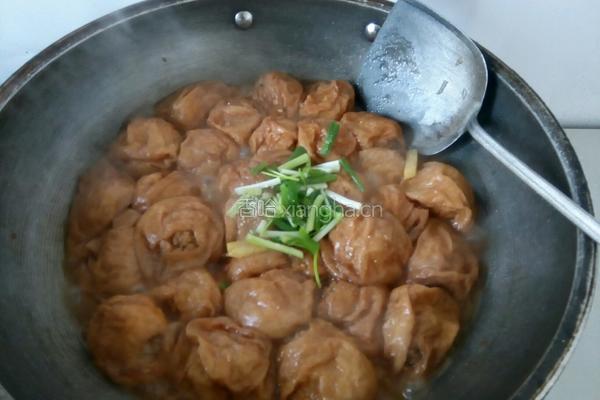 面筋果塞肉的做法图解8