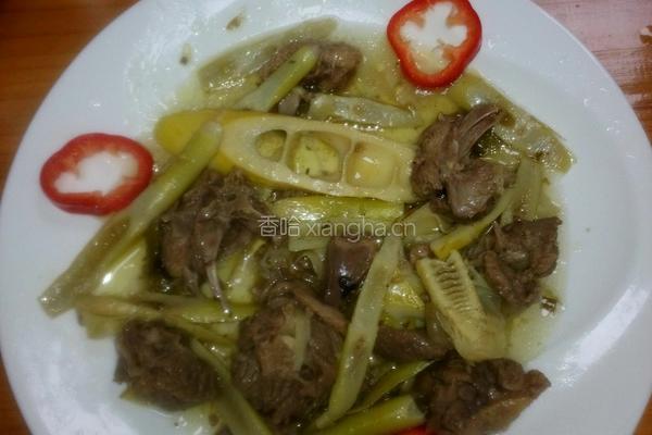春笋焖鸭肉的做法图解6