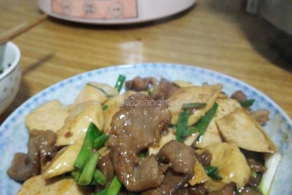 豆干炒肉的做法图解7