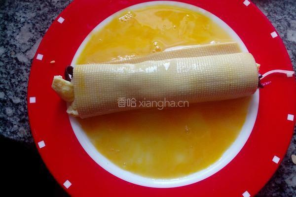 香煎三丝豆皮卷的做法图解4