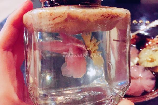 水信玄饼(樱花&茉莉&菊花)的做法图解8