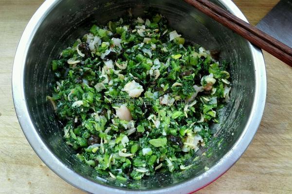 虾仁小白菜包子的做法图解7