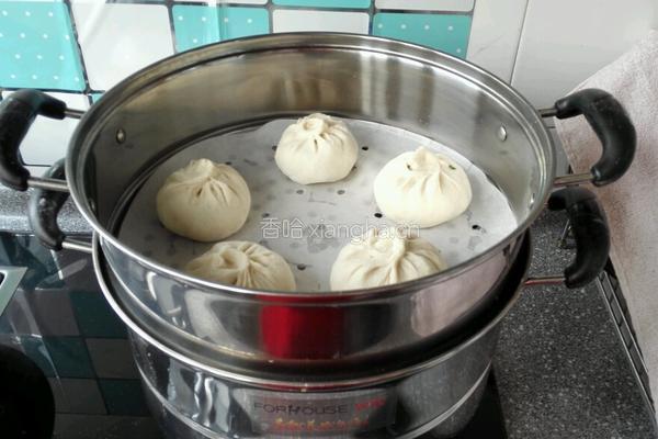 虾仁小白菜包子的做法图解14