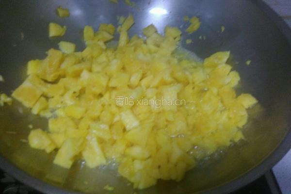 菠萝果肉饼干的做法图解4