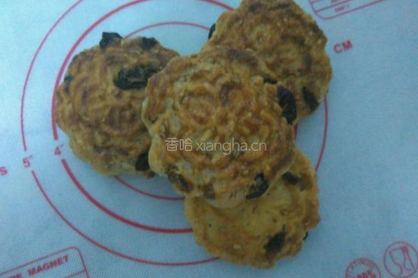 葡萄干桃酥饼干的做法图解5
