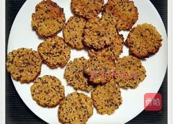 高纤麦片黑芝麻饼干的做法图解6