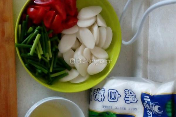 炒打糕条的做法图解1